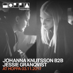 Johanna Knutsson b2b Jessie Granqvist @ Hoppa's Dark Matter on 3 November 2017