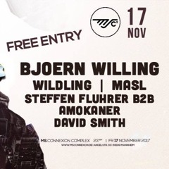 Steffen Fluhrer b2b Amokaner @ MS Connexion Spontaner Anschlag 17.11.17