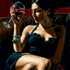 The Girl with the Wine Glass by Miguel Parente