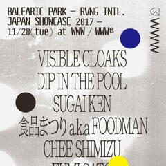 Balearic Park - RVNG Intl. Japan Showcase 2017 - 2017/11/28 at WWW / WWWβ