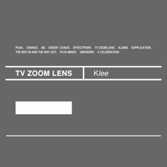 Supplication (from Tv Zoom Lens - Lp)