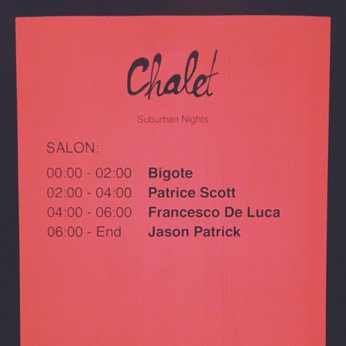 Warm-up for Patrice Scott @ Chalet, Berlin [09.11.2017]