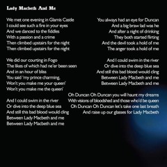 Lady Macbeth And Me
