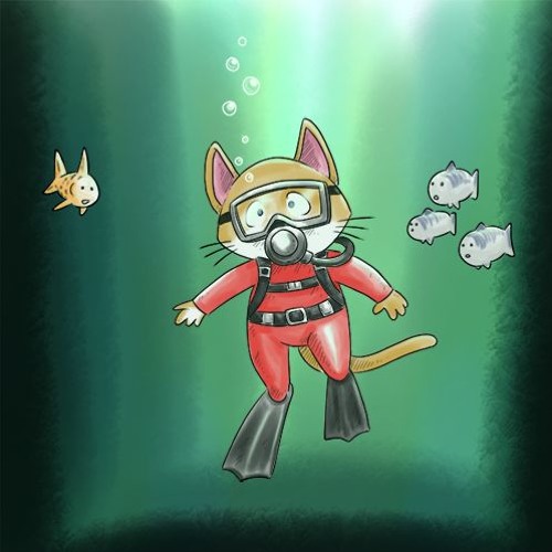 Cat Undersea