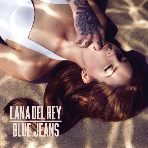 lana del rey jeans blue