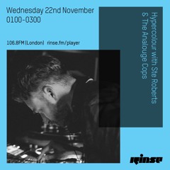 Hypercolour with Ste Roberts and The Analouge Cops - 22nd November 2017