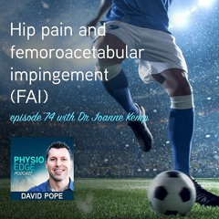Physio Edge 074 Hip pain and femoroacetabular impingement (FAI) with Dr Joanne Kemp