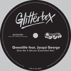 Qwestlife feat. Jacqui George  'Give Me A Minute' (Extended Mix)