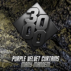 Purple Velvet Curtains - Many Mandem
