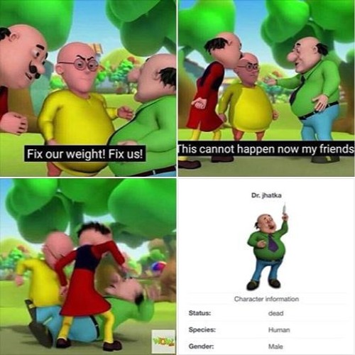 motu and patlu kill a man in cold blood
