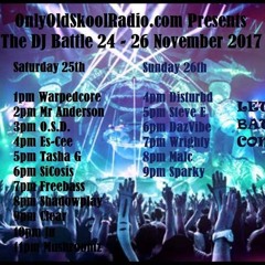 Warpedcore- OnlyOldskool Radio Dj Battle - 26th Nov 2017 - 1992 oldskool -