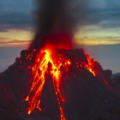 [Landforms from Below] Smoke Plumes + Blazing Eruption!