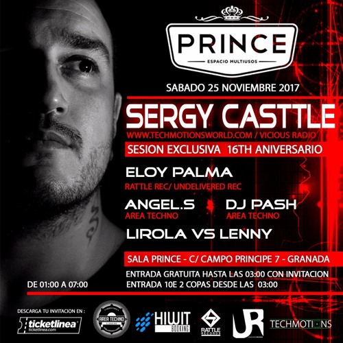 Sergy Casttle 16º Anniversary Set@Live at Prince Club (Area Techno Party)