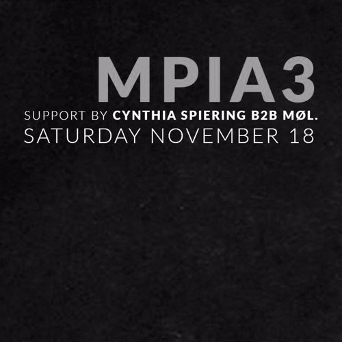 MØL RECORDING - b2b Cynthia Spiering @Toffler w/ MPIA3