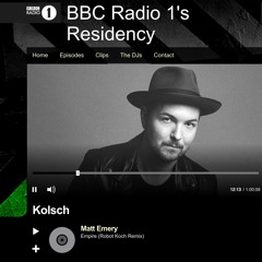 BBC Radio 1 Premiere: Matt Emery -Empire (Robot Koch Remix)