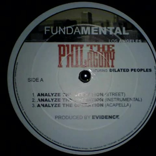 Phil Da Agony feat. Dilated Peoples - Analyze The Operation (Evidence Production) (2002) [HQ]