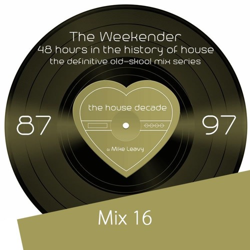 The Weekender Mix 16 - A Glamorous Line-Up for Glamorous Times…