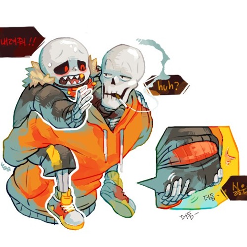 honeymustard underswap papyrus and underfell sans nsfw by momma