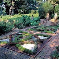 Knot Gardens at Agecroft Hall