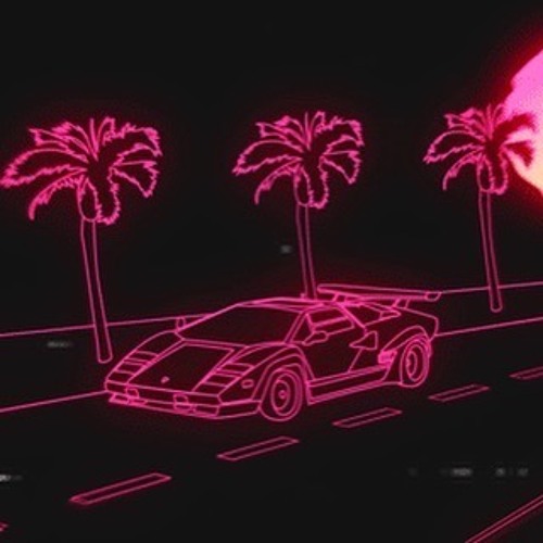 Neon Lamborghini