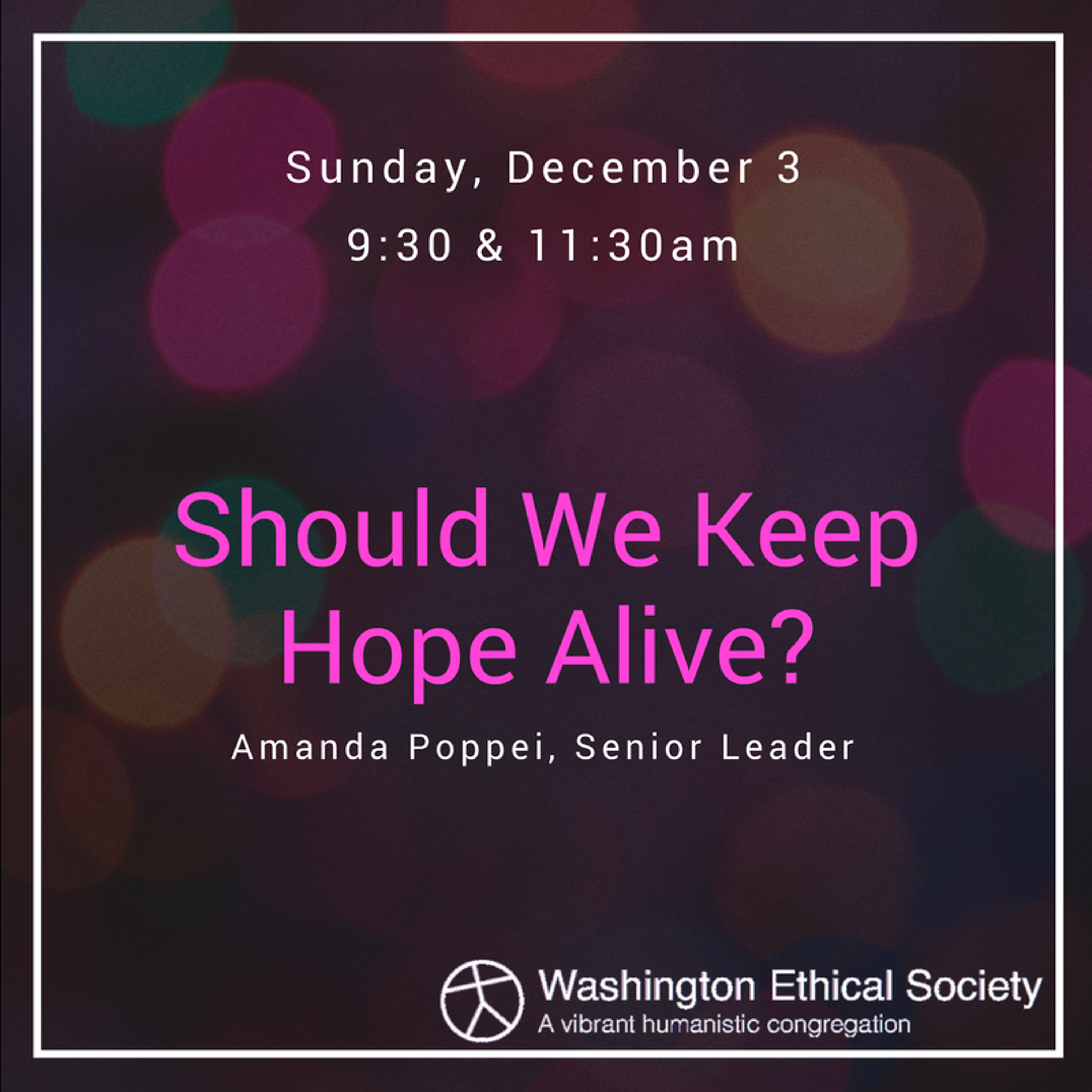 Washington Ethical Society