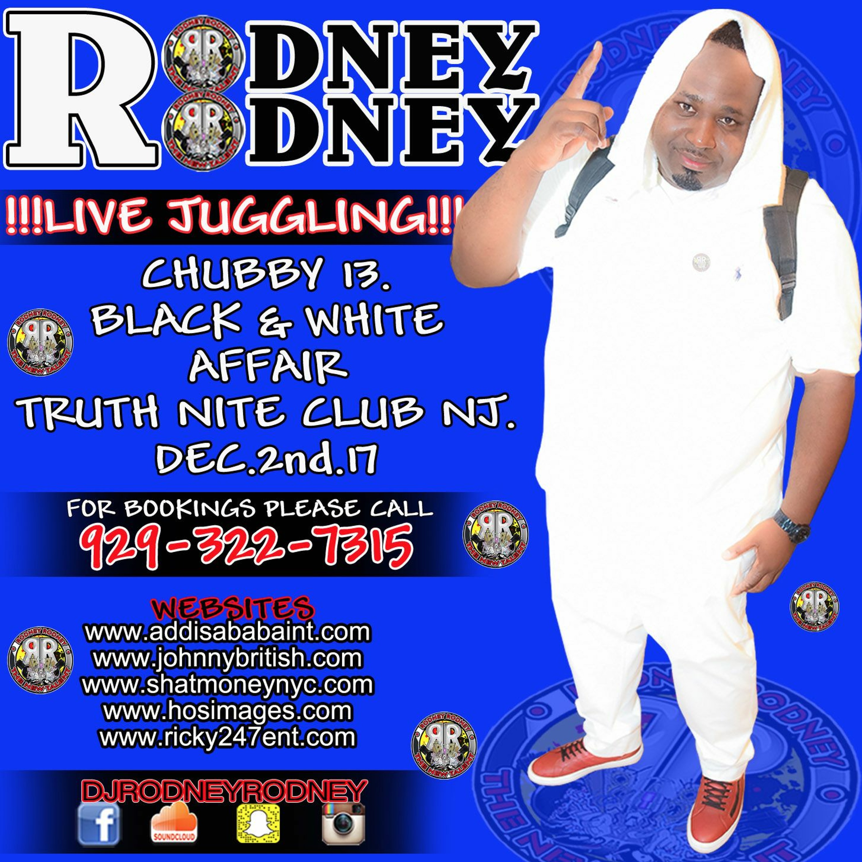 RODNEYRODNEY LIVE JUGGLGING CHUBBY 13 BLACK & WHITE IN NEW JERSEY episode artwork