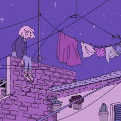 「 lonely night at the rooftop 」