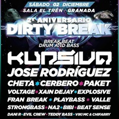 Dani R.  2 Aniversario Dirty Break  2 - 12 - 2017  Sala El Tren (Granada)