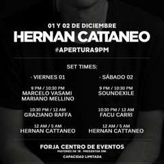 Marcelo Vasami B2B Mariano Mellino, Live @ Cordoba (Argentina) - 01 - 12 - 2017 -