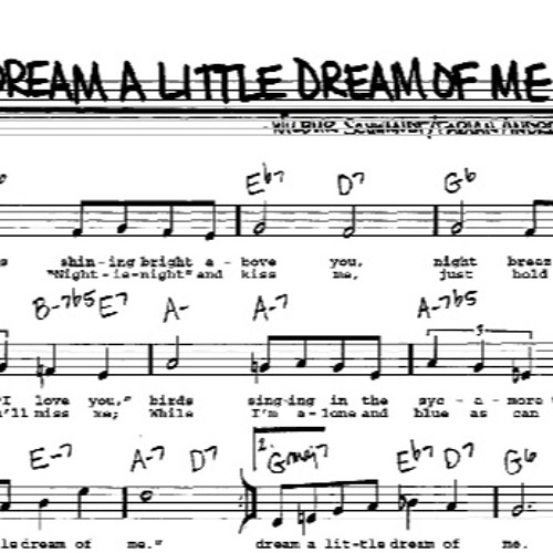 Stream Dream A Little Dream Of Me Music By Fabian Andre And Wilbur Schwandt Lyrics By Gus Kahn By Midnight Blue Listen Online For Free On Soundcloud