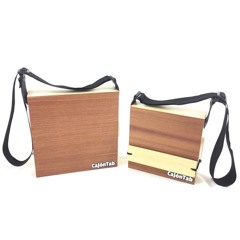 12 inch CajonTab with snare, sound port open