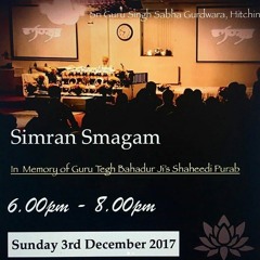 Hitchin Weekly Sunday Simran - 03.12.17