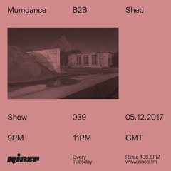 Mumdance b2b Shed - 5th December 2017