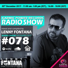 #78 Karmic Power Records Radio Show On HouseFM.NET mixed by Lenny Fontana 05. December 2017