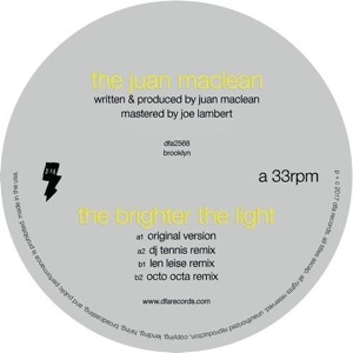 The Juan Maclean - The The Brighter The Light (Len Leise Remix)