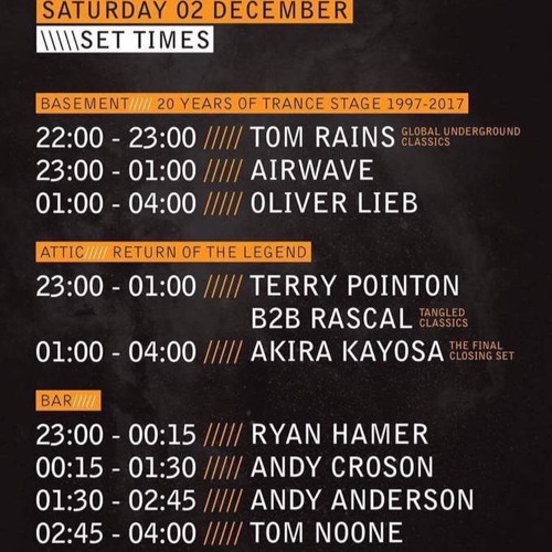 Tom Noone @ Majefa. The End. 'Closing Set' @ Sound Control (Bar), Manchester 02/12/17