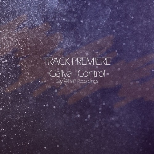 Exclusive Premiere: Gallya - Control - Say What? Recordings