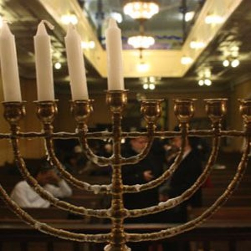Hanukkah - Lighting at the Synagogue