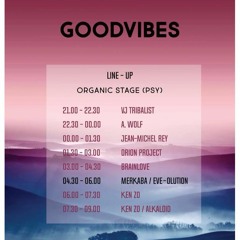 Orion Project - Good Vibes (L'embrasure, Mauritius) - 02.12.17 [FREE DOWNLOAD]