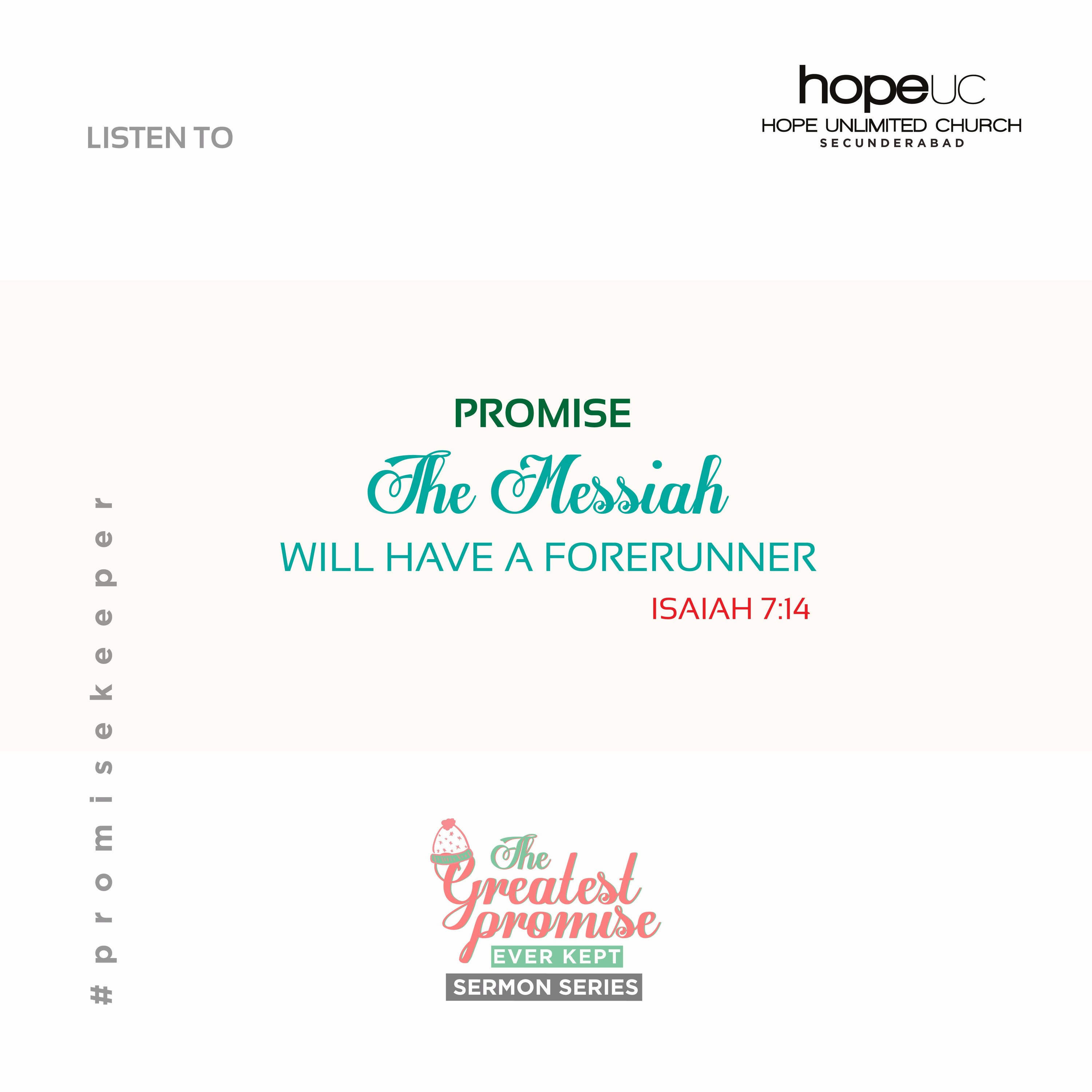 HopeUC Secunderabad Sermons