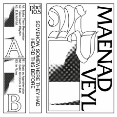 PBD10.5 | Maenad Veyl - Somehow, Somewhere They Had Heard This Before (Out Now)