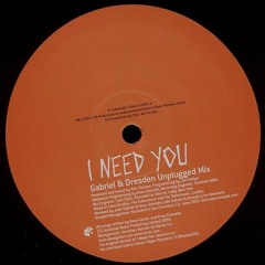 Dave Gahan - I need you (Gabriel & Dresden Unplugged Mix)
