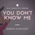 Artwork for Jax Jones vs J. Jaxon - You Don't Know Me (Danny Slim Edit)