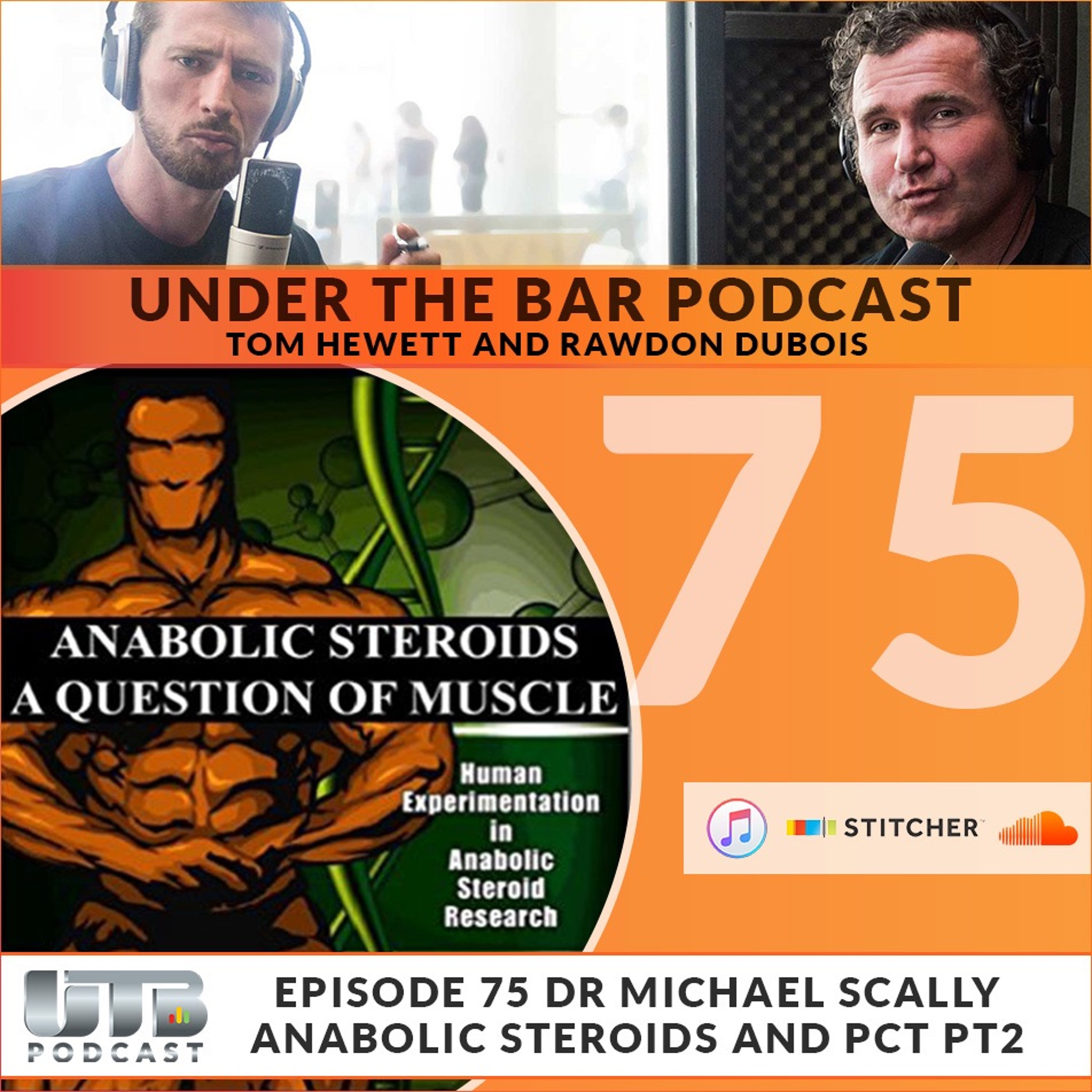 Dr Michael Scally - Anabolic Steroids & PCT Part 2 Ep. 75 of Under The Bar Podcast episode artwork