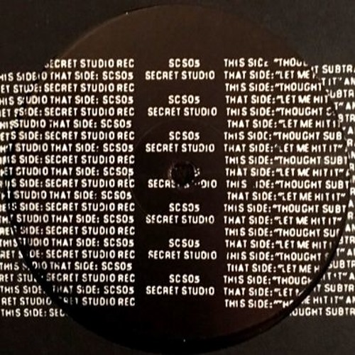 Secret Studio - Thought Subtraction - Secret Studio Rec - SCS05