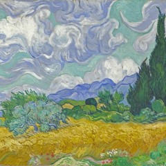 Wheat Field with Cypresses - Vincent van Gogh
