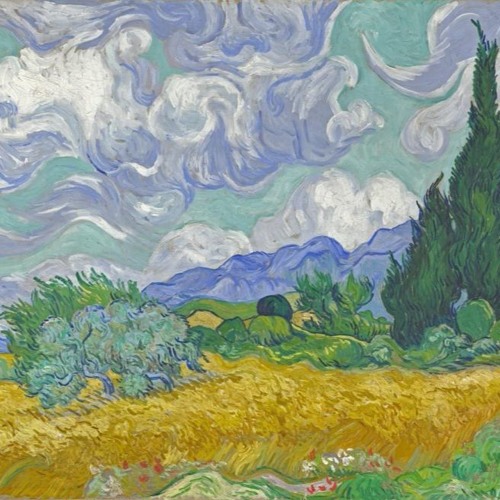 Wheat Field with Cypresses - Vincent van Gogh