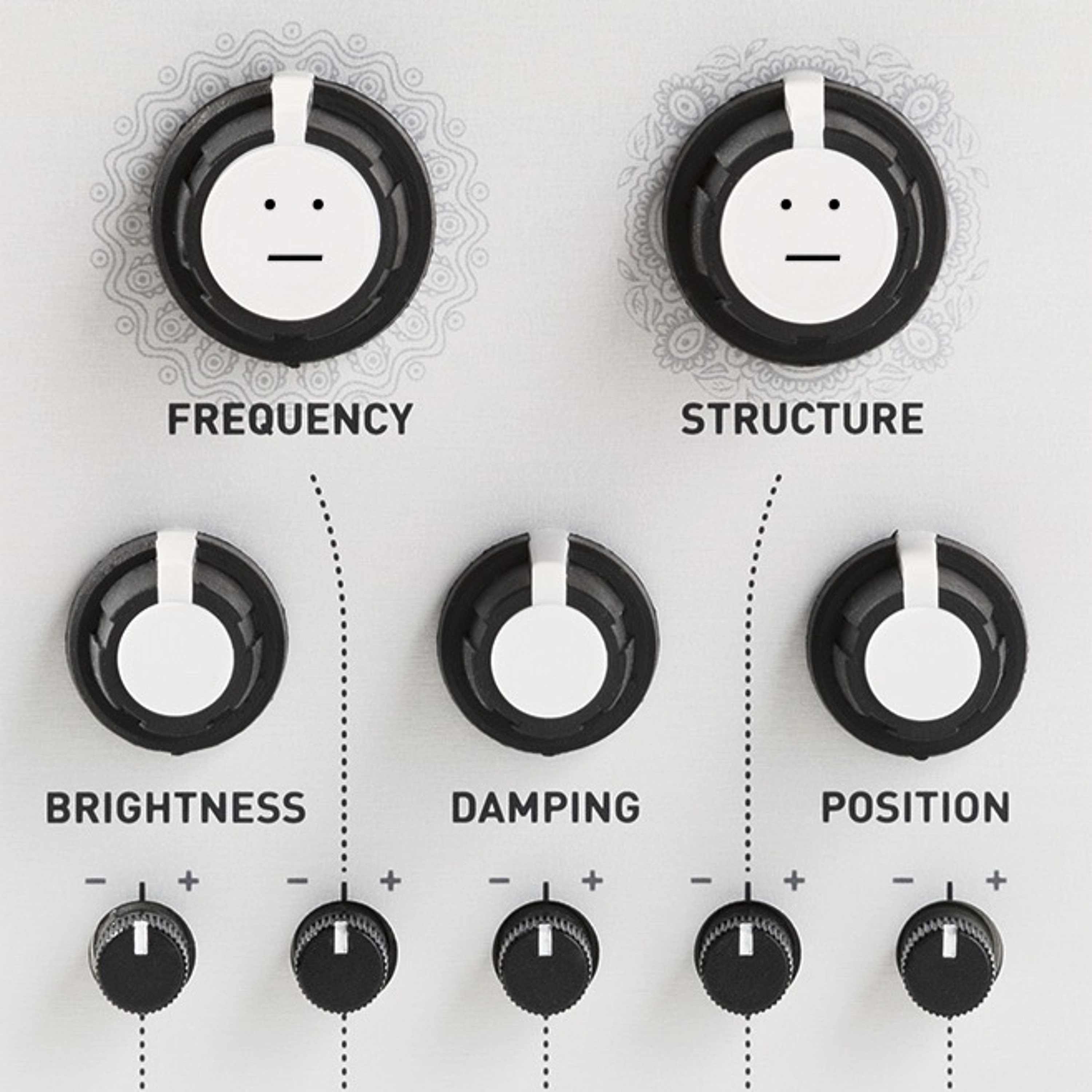 Sound only generated by Rings from Mutable Instruments episode artwork