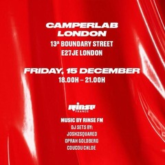 Live from Camper Lab : Coucou Chloe - 15th December 2017
