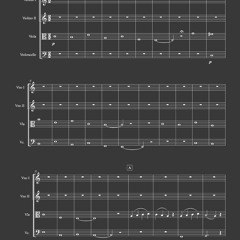 Rosa Polar, for String Quartet · 4th movement